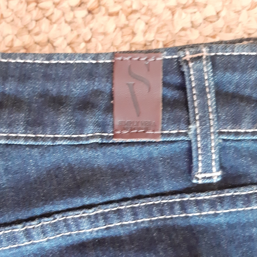 NWT Simply Vera Vera Wang Mid Rise Capri Jeans size 12 - Picture 10 of 13